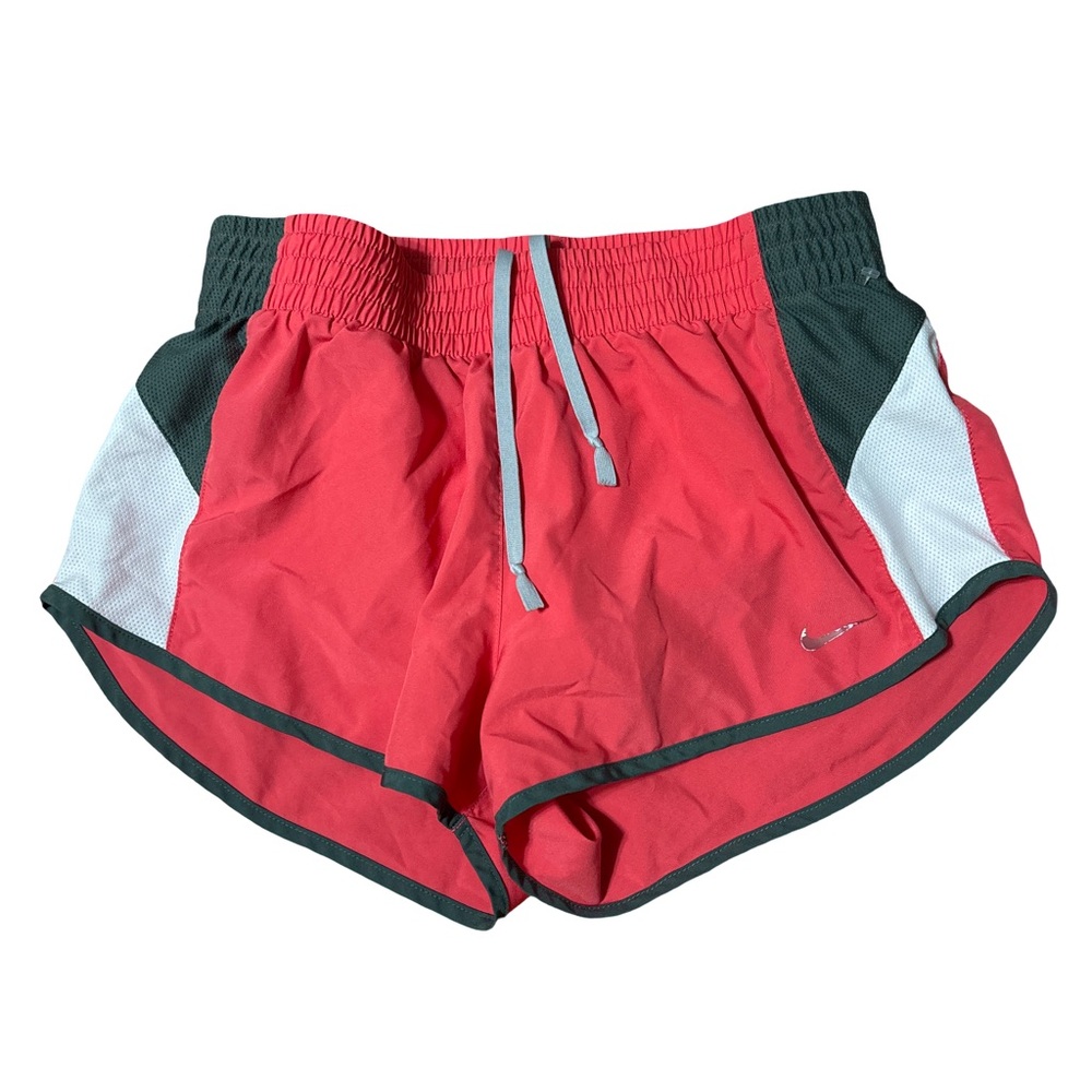 Nike Women's Red and Black Athletic Shorts